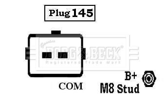 BORG & BECK kintamosios srovės generatorius BBA3059
